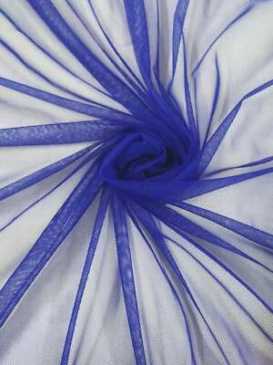 Red azul de 2,5 metros sin coser red tela red suave 60" de ancho Foto 1 de 2