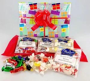 Cesta dulce sin azúcar regalo diabético ponerse bien Pascua familia mamá papá - Imagen 1 de 8