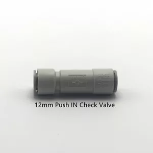 Push In 12mm Check Valve - Inline Non Return | Caravan Plumbing Fittings - Picture 1 of 1