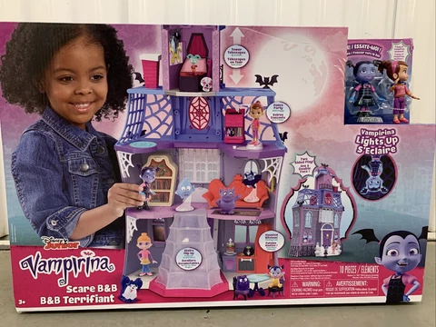 Disney Junior Vampirina Scare B & B House Dollhouse Figurines Mansion Castle Cover
