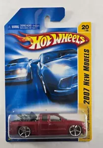 2007 HOT WHEELS NEW MODELS MAROON CHEVY SILVERADO - Picture 1 of 6