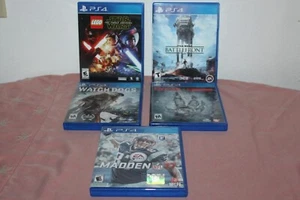 5 PS 4 Spiele 2 Star Wars Watch Dogs Evolve Madden 17 Sony PlayStation 4 Bundle - Bild 1 von 6