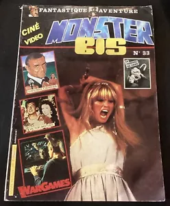 Fantastique Aventure MONSTER BIS (No. 33) FRENCH FANZINE - Imagen 1 de 6