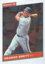 2020 Donruss Optic Baseball Retro '86 #R86-3 George Brett