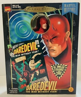 "Figura de acción Daredevil Toy Biz 1998 Marvel Comics famosa serie de portadas 9"" pulgadas" Foto 1 de 4