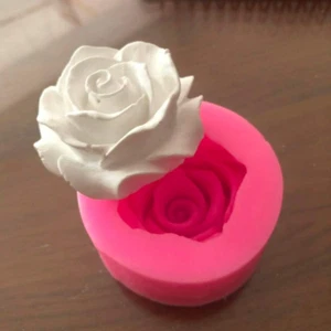 stampi di silicone 3D para jabones gelatina cioccolato decorazione reposteria rosa - Foto 1 di 5