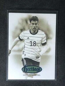 2021-22 Futera Unique Heritage Sapphire #040 Leon Goretzka 11/35 - Picture 1 of 2