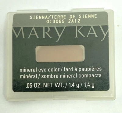 New In Package Mary Kay Mineral Eye Color Sienna 013065 Full Size Fast Ship - Image 1 of 2