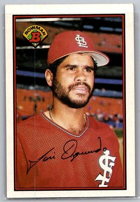 1989 Bowman - #438 Jose Oquendo St. Louis Cardinals MLB Baseball Card - Image 1 of 2