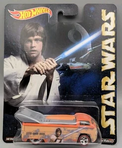 2015 Hot Wheels Star Wars Volkswagen Drag Truck Luke Skywalker VW Real Riders - Picture 1 of 3