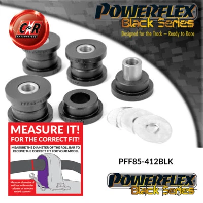 Powerflex Black Frarb Enlace Arbustos para Seat León Y Cupra 1 2WD 99-05 - Imagen 1 de 4