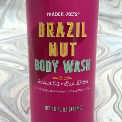 Trader Joe’s BRAZIL NUT Body Wash Coconut Oil & Shea Butter 16 fl oz NEW Sealed - Image 1 of 3