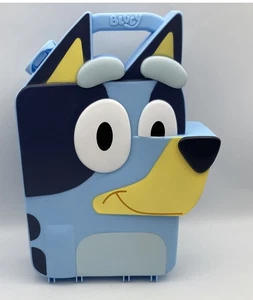 BLUEY CARRY CASE Juego Figura Almacenamiento Transporte Juguete NUEVO - Imagen 1 de 6