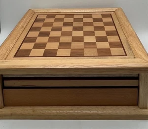 Spielesammlung aus Holz - Backgammon/ Schlangen- & Leiter-Spiel/ Halma etc. - Bild 1 von 4