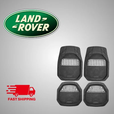 Alfombrillas de coche Land Rover 4 piezas protector de goma para todo tipo de clima ajuste personalizado Foto 1 de 4