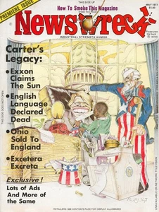 NEWSWRECK-HUMOR MAGAZINE-1977-ISSUE #1-NATIONAL LAMPOON MAGAZINE-PARODY-MORE - Picture 1 of 2