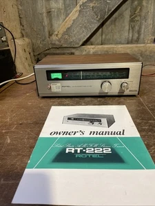 Rotel RT-222 Solid State AM/FM Stereo Tuner HiFi Separate Used Working - Picture 1 of 20