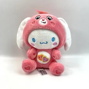 Sanrio Hello Kitty Collab With Care Bears Cinnamoroll Hooded Stuffed Toy Plush - Picture 1 of 12