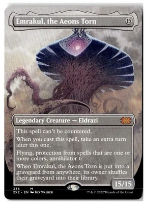 MTG Emrakul, the Aeons Torn (Borderless) - Double Masters 2022 Misprint LP ENG - Image 1 of 2