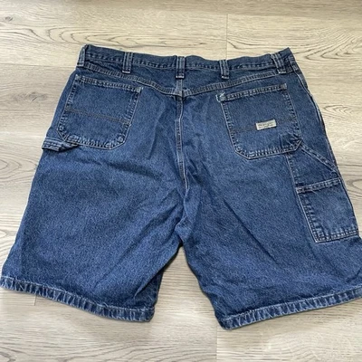 Wrangler Denim Carpenter Shorts Men's Size 42 Baggy Fit Work Workwear Y2K Skate - Image 1 of 4