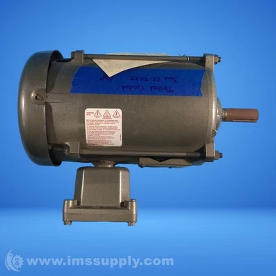 Baldor 35CB3500 Electric Motor 208-230/460V, 2.1-2/1AMP, 1725RPM FNFP - Image 1 of 4