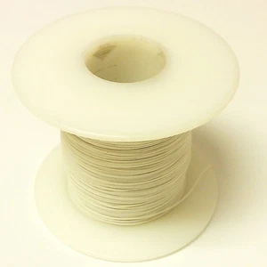 500' Page 24AWG WHITE KYNAR Insulated Wire Wrap Wire 500 Foot Roll ~ Made In USA - Picture 1 of 1