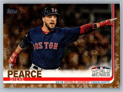 Steve Pearce 2019 Topps Memorial Day Camo /25 #275 - Image 1 of 2