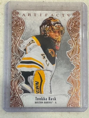 2025-26 Upper Deck Artifacts Hockey - Tuukka Rask Copper #'d /75 - Image 1 of 2