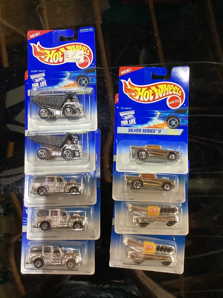 Hot Wheels Silver Series 2 Lote de 9 Coches Oscar Meyer 1957 Chevy Woody Camión de Volteo Foto 1 de 1