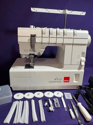 Elna Covermax 5 Thread Coverstitch Serger (Compare to Janome CoverPro 3000) - Image 1 of 4