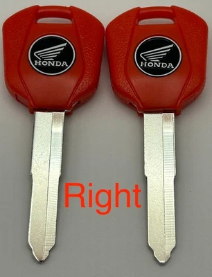 2 Key Blanks Honda CB250 Nighthawk CB500 CB750 Four CBR600F3 CBR900RR CBR 600 R - Image 1 of 2