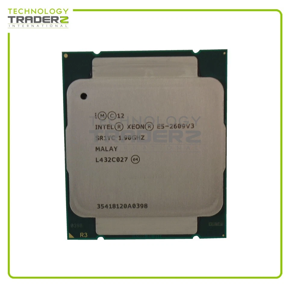 LOT OF 2 SR1YC Intel Xeon E5-2609 V3 6-Core 1.9GHZ 15MB 85W Processor - Image 1 of 1