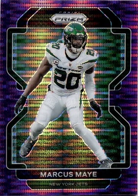 2021 Panini Prizm - Marcus Maye #91Purple Pulsar Prizm   - Image 1 of 2