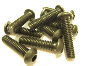 10x Stahl Linsenkopfschrauben M6x25 ISO7380 10.9 Linsenschrauben - Bild 1 von 1