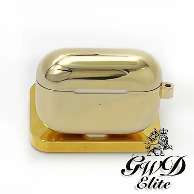 24k 镀金苹果 AirPods Pro 蓝牙无线和 Magsafe 充电 MLWK3AM — 第 1/4 张图片