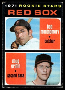 1971 Topps - #176 Red Sox Rookies - Bob Montgomery / Doug Griffin RS, RC EX