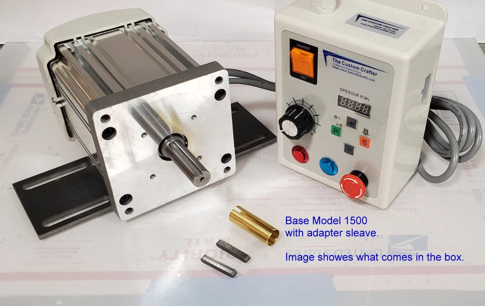1500W Servo Motor Side Mount 2 HP 1,500 Watt Variable Speed Reverse on the fly - Image 1 of 4