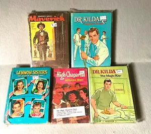 TV Show Mystery Adventure Books Whitman 60s Hard Cover Lot of 5 - Picture 1 of 3