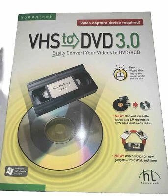 HONESTECH VHS TO DVD 3.0 NIB SEALED - Image 1 of 4