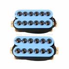 2PCS Invader Style Guitar Humbucker Pickup Neck & Bridge Blue