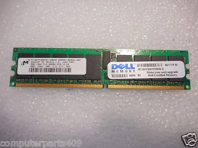 QIMONDA Memory RAM 1GB 2Rv8 PC2-4200F  HYS72T256420HFN-3.7-A - Image 1 of 2