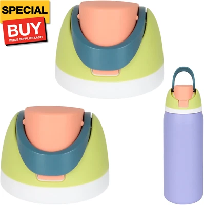 Replacement Lid for Owala Freesip, 2 PCS One Button Water Bottle Top Replacement - Image 1 of 4