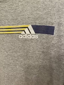 T-shirt uomo taglia grande grigia ADIDAS bianca logo adulto X-Large - Foto 1 di 4