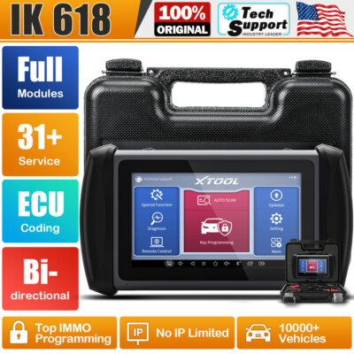 XTOOL InPlus IK618 Car K!ey Program Full Diag...