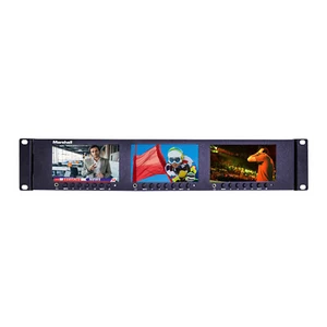 Marshall Electronics ML-503 Rackmount LCD Monitor Triple 5-Inch Screens (2 RU) - Picture 1 of 4