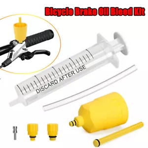 Bicycle Bike Hydraulic Oil Disc Brake Bleed Kit for Shimano Tektro Magura Sram - Picture 1 of 11