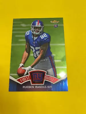2012 TOPPS FINEST MOMENT RC RUEBEN RANDLE #FM-RR - Image 1 of 4