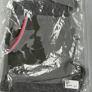 New Miki Miette Girlhood Shorts Grey Green Camo Cotton Sz 7Y - Picture 1 of 2