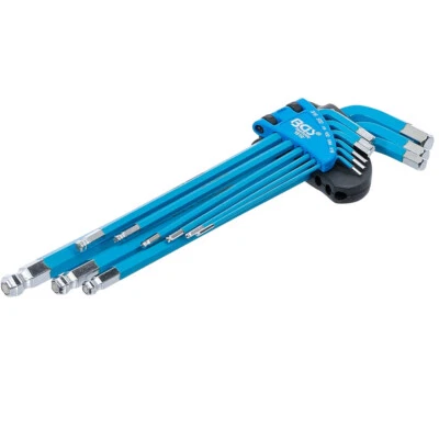 JEU DE 9 CLES MALES BTR 6 PANS COTES IMPERIALE US HARLEY AMERICAINE BGS TECHNIC