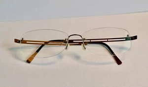 Lindberg rimless glasses matt bronze metal frames (801622884) in great condition - Picture 1 of 8